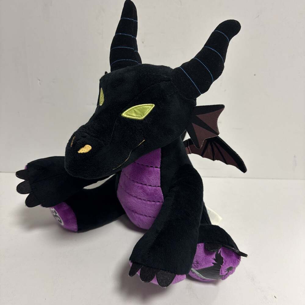 Disney Maleficent Dragon Plush Toy Build A Bear BAB Sleeping Beauty Retired